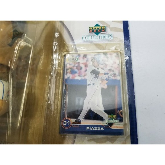 MLB Baseball Mike Piazza 31 NY Mets Bobblehead Collectible Card Also 2001 MLB - Picture 5 of 11
